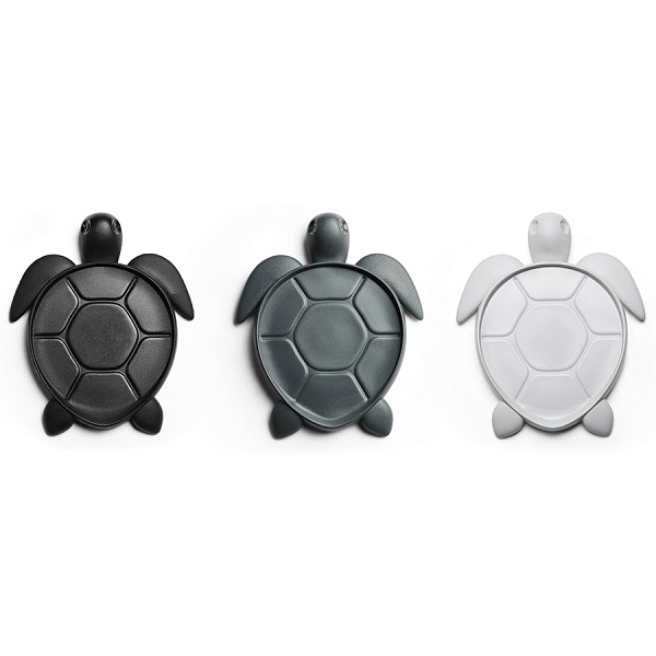Подставка под стаканы Qualy Save turtle тёмно-серый