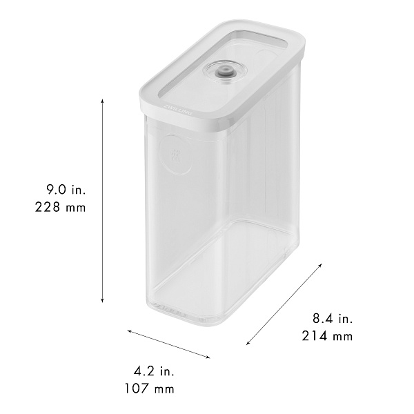 Контейнер пластиковый для вакуумного хранения 2,8 л Zwilling Cube прозрачный