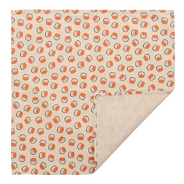 Салфетка сервировочная из хлопка с графичным принтом Ягоды russian north, 45х45 см