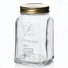 Банка с металлической крышкой 1 л Pasabahce Homemade