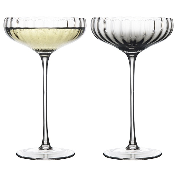 Набор креманок 2шт 255 мл Gemma Agate, серый