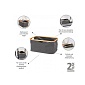 Складная корзина для белья 40 л Brabantia тёмно-серая