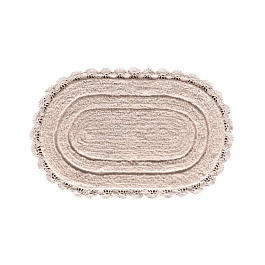 Loretta (персик) Коврик для ванной кружевной 60х100