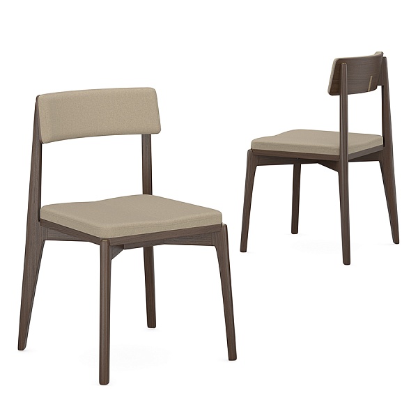 Стул рогожка Latitude Aska венге-бежевый