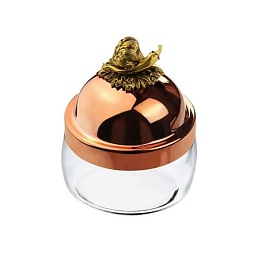 Ёмкость для сыпучих продуктов 420 мл Кольчугинский мельхиор Чеснок