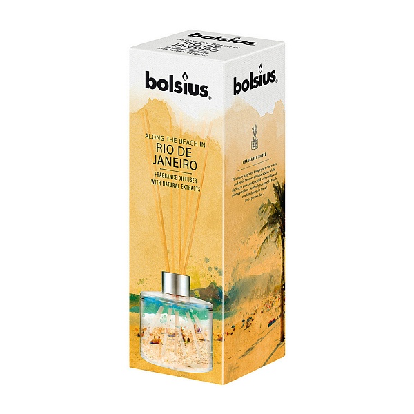 Диффузор ароматический 100 мл Bolsius Along The Beach in Rio De Janeiro