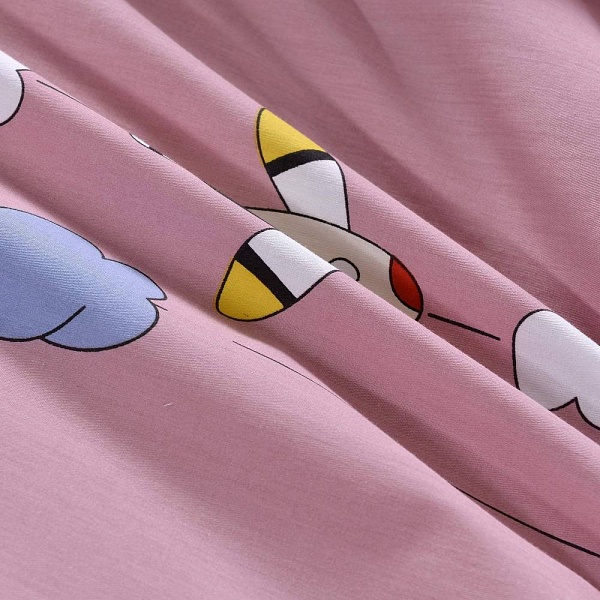 Комплект постельного белья детский Sofi de Marko Самолётики розовый