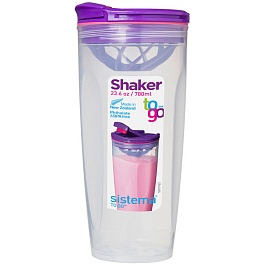 Шейкер спортивный 700 мл Sistema To-Go фиолетовый