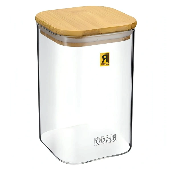 Банка для сыпучих продуктов стекло Regent inox Linea DESCO 0,95л  