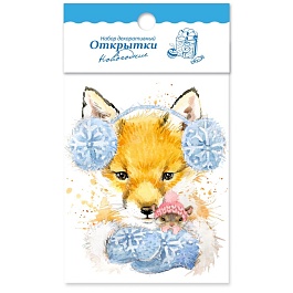 Новогодние поздравительные открытки в ассортименте