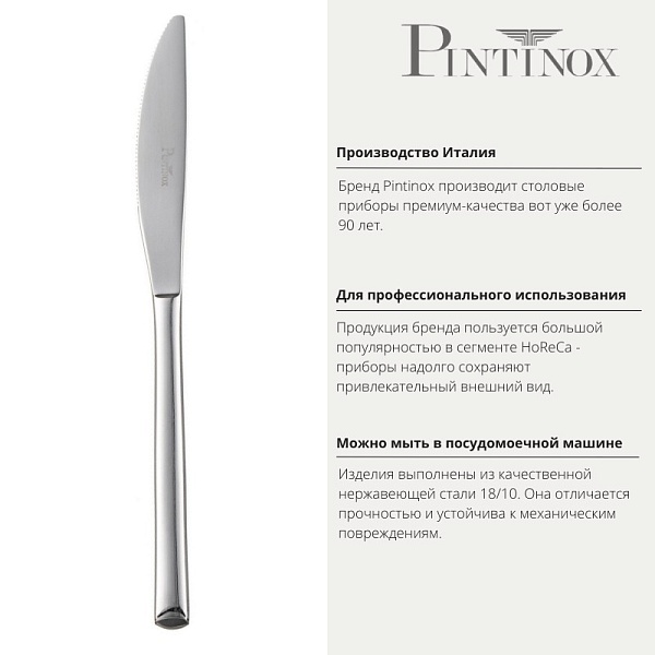 Нож столовый Pintinox Synthesis