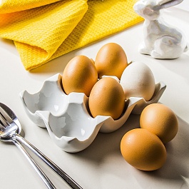Подставка для яиц Excellent Houseware фарфоровая