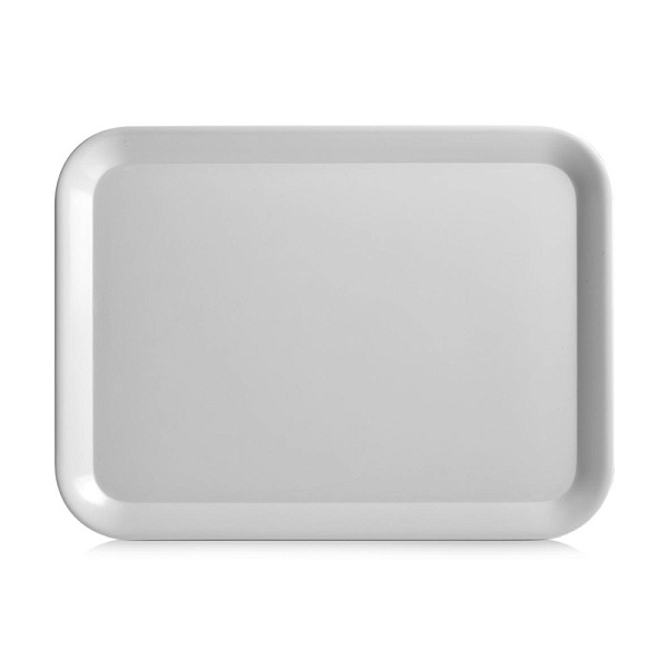 Поднос  Zeller 43.5 х 32.5 см серый