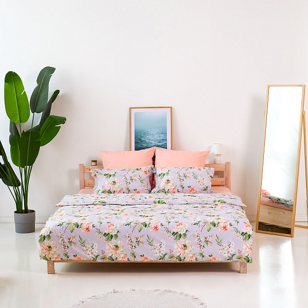 Пододеяльник 2сп.,180х220см, Floral Print Flower