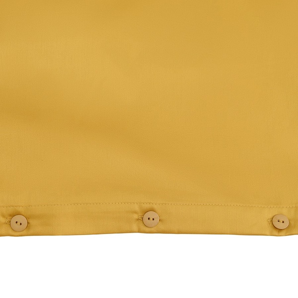 Комплект постельного белья из сатина 100 х 120 см Tkano Essential горчичный