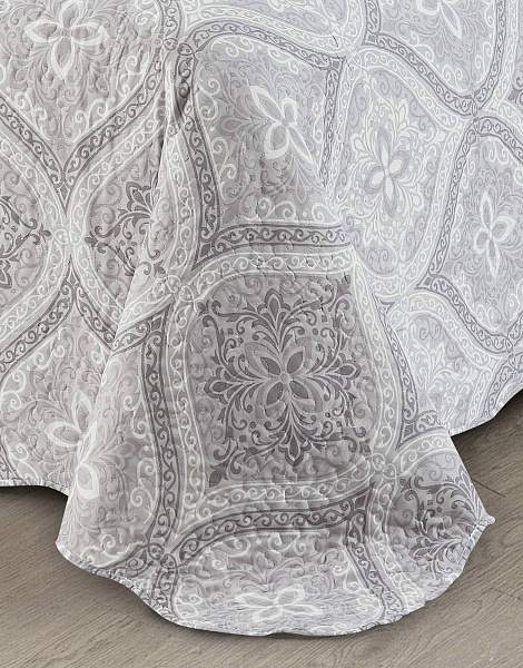 Комплект покрывало и наволочки Sofi de Marko Пэчворк №38 серый