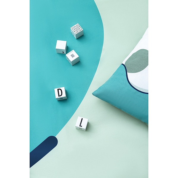 Комплект постельного белья из сатина Tkano Freak Fruit бирюзовый