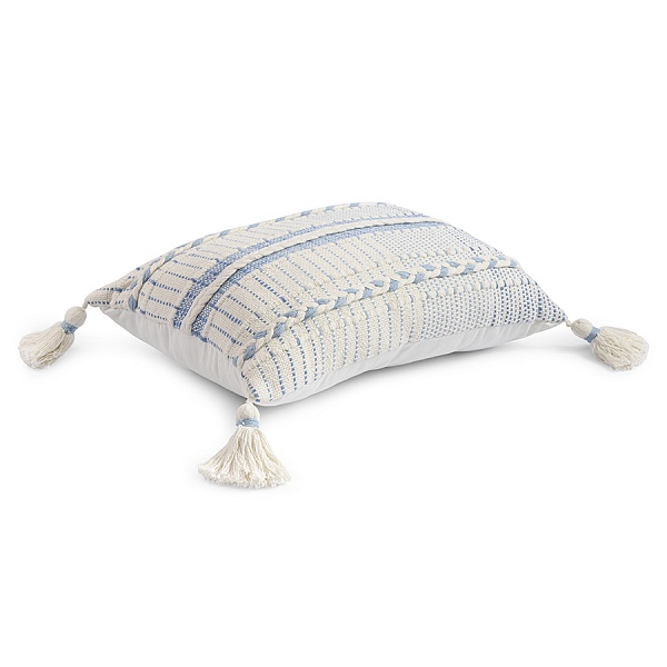Подушка декоративная с вышивкой и кисточками из коллекции ethnic , 35х60 см