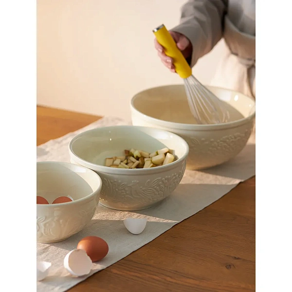 Миска Birds of Paradise, 2,6 л, кремовая