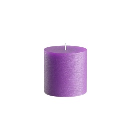 Свеча декоративная парафиновая 7,5 x 10 см Melt фиолетовый
