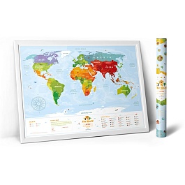 Карта Travel Map Kids sights