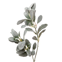 Ветка с листьями 58 см Азалия зеленая