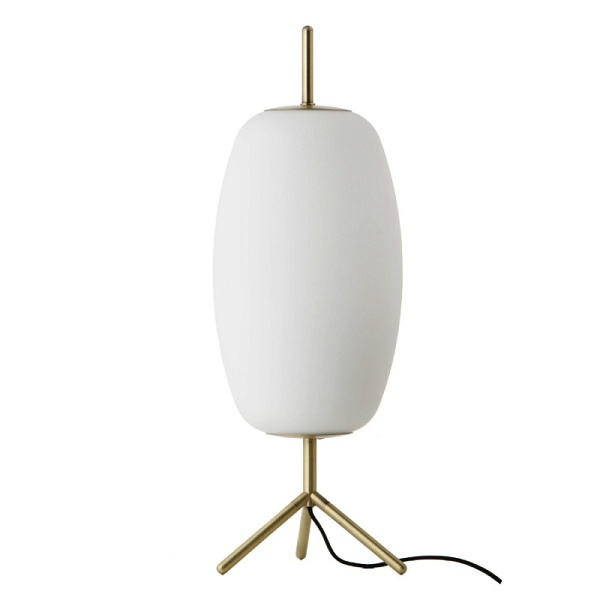 Лампа настольная Frandsen Silk белое опаловое стекло