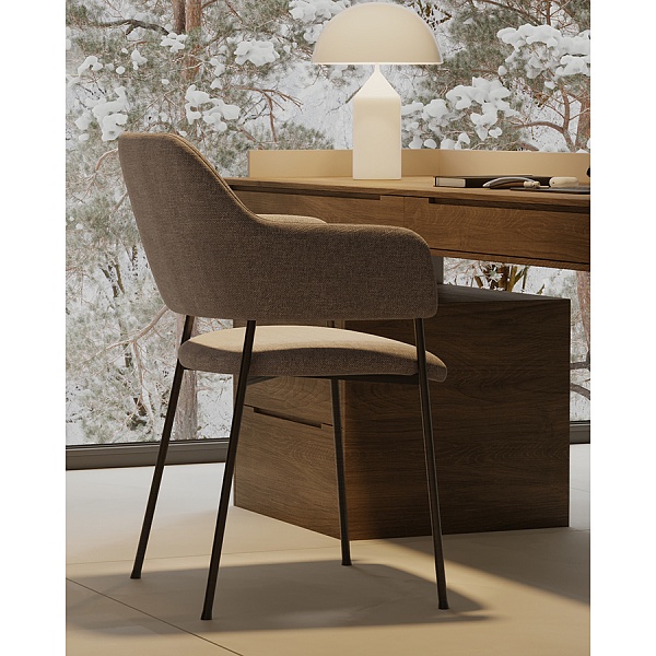 Стул Bergenson Bjorn Wendy рогожка тёмно-серый