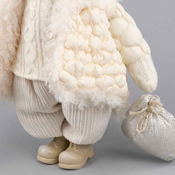 Сувенир Мальчик в куртке 31 х 19 x 42 см Азалия кремовый