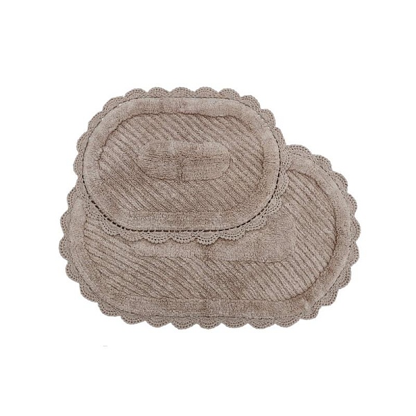 Набор ковриков для ванной Sofi de Marko Laura 2 шт капучино