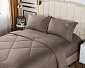 Комплект постельного белья семейный Sofi de Marko Нельсон №8 коричневый