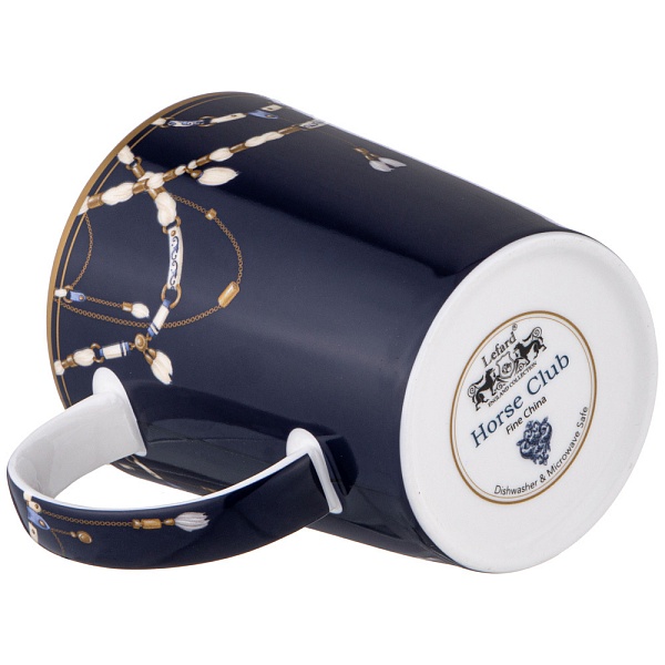 Кружка 400 мл Lefard Horse Club синяя