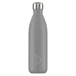 Термос 750 мл Chilly's Bottles Monochrome серый