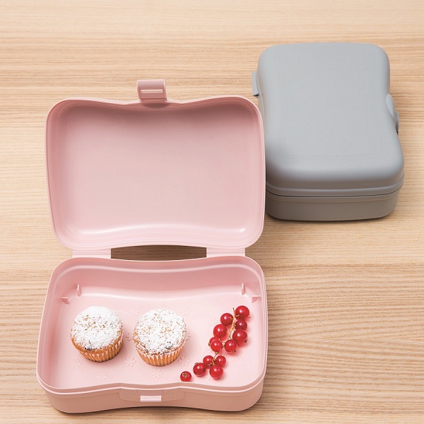 Ланч-бокс Koziol Basic серый