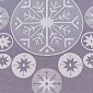 Дорожка 53 х 150 см Tkano New Year Essential Ледяные узоры фиолетовый