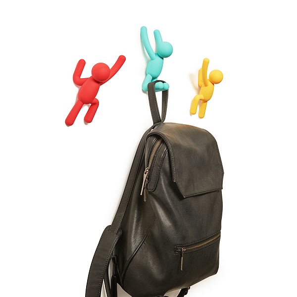 Вешалки-крючки Umbra Buddy 3 шт разноцветные яркие