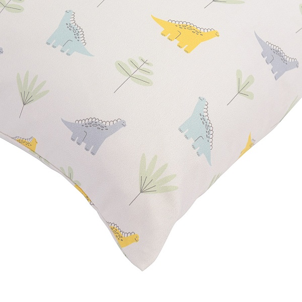 Наволочка из сатина с принтом Dinosauria World 50 х 70 см Tkano Tiny World